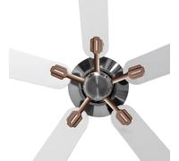 Brazos para ventiladores de techo, conector de aleación de aluminio | Kit de 5 soportes de montaje para sustitución - para mantenimiento y reparación en salón, dormitorio de interior y exterior