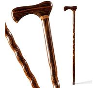 Brazos Twisted Bocote - Bastón de madera exótica 502-3000-0164 , 94 cm, 1