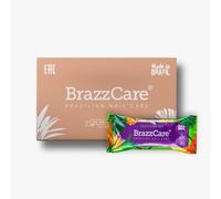 BrazzCare - Pedicure Box - 90 Kits Profesionales | Pedicura Sin Agua y 100% Higiénica | Calcetines Desechables con Crema Emoliente, Lima y Palito | Ideal para Salones y Centros de Belleza