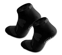 BRBL - Calcetines de compresión Ligera para Adultos, Unisex, Color Negro, Talla Grande