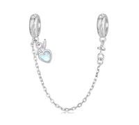 BRBRB Abalorios de huevo de Pascua de plata de ley 925, compatibles con pulseras Pandora/Troll, suministros for hacer joyas de primavera for mujeres y adolescentes (agujero de 0,45 cm)(SCC3045)