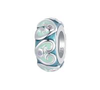 BRBRB Juego de dijes de conejo y huevo de Pascua en plata de ley 925 | Cuentas de bricolaje con temática de primavera for pulseras y collares | Compatible con Pandora, Biagi, Troll y Chamilia(BSC999)