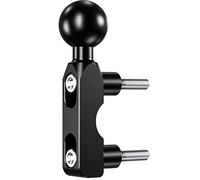 BRCOVAN Base de montaje de aleación de aluminio con bola de TPU de 1 pulgada para depósito de freno/embrague de motocicleta, compatible con soportes RAM tamaño B de 1 pulgada, brazo de doble enchufe y