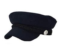 Brcus - Gorra de capitán Marinero para Mujer - Azul -