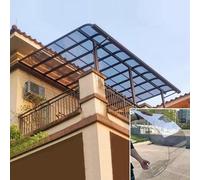 BRCYKRWY Láminas de Plástico de Policarbonato,Placa Protectora De Techo Transparente,láminas de plástico para techos de invernaderos,marquesinas Impermeables para techos,Placa Duradera PC,Impermeable(