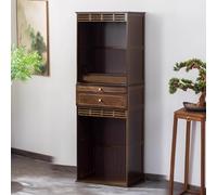 BRCYKRWY Mesas de Almacenamiento Mesa de Altar,con Almacenamiento De Cajones Relájese La Budista,para Meditación,Oraciones,Plantas y Libros,Natural