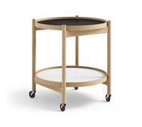 Brdr. Krüger Carrito Bølling Tray Table model 50 Base. estructura de roble aceitado