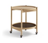 Brdr. Krüger Carrito Bølling Tray Table model 50 Earth. estructura de roble aceitado