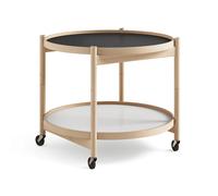 Brdr. Krüger Carrito Bølling Tray Table model 60 Base. estructura de haya aceitada