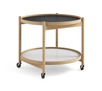 Brdr. Krüger Carrito Bølling Tray Table model 60 Base. estructura de roble aceitado