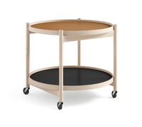 Brdr. Krüger Carrito Bølling Tray Table model 60 Clay. estructura de haya sin tratar