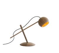 Brdr. Krüger Lámpara de mesa Lune Roble aceitado humo