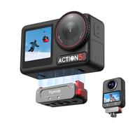 BRDRC Action 5 Pro - Soporte magnético de liberación rápida, base de expansión de aleación de aluminio con agujero de tornillo de 1/4 para adaptador Go Pro compatible con DJI Osmo 360, Action 5 Pro