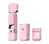 BRDRC Funda de silicona Pocket 3, protector de lente, resistente a los arañazos, compatible con DJI OSMO Pocket 3 Creator Combo Accesorios (rosa)