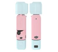 BRDRC Funda de silicona Pocket 3, protector de lente, resistente a los arañazos, compatible con DJI OSMO Pocket 3 accesorios (azul + rosa)