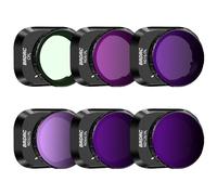 BRDRC Juego de 6 filtros Mini 4 Pro, paquete de 6 filtros de densidad neutra CPL, ND8/PL, ND16/PL, ND32/PL, ND64/PL, ND128/PL compatibles con DJI Mini 4 Pro Drone Lens Accesorio (marco de aleación de