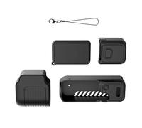 BRDRC - Juego de funda para cuerpo de cámara compatible con Pocket 4, accesorios de mango de pantalla de silicona para filmación, viajes, funda de almacenamiento