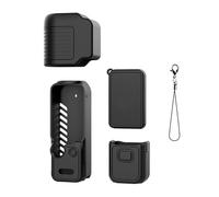 BRDRC - Juego de fundas de cámara compatibles con Pocket 4, funda de silicona para lente de mano, funda de almacenamiento para cámara de mano, carcasa de agarre