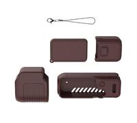 BRDRC - Juego de fundas de cámara compatibles con Pocket 4, funda de silicona para lente de mano, funda de almacenamiento para cámara de mano, carcasa de agarre
