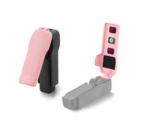 BRDRC Pocket 3 - Funda protectora con tapa protectora para lente con capacidad para 3 filtros para DJI Osmo Pocket 3 Creator Combo (rosa)