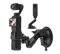 BRDRC Soporte de 3 ventosas, Kit de Soporte para Parabrisas con Adaptador de expansión para GoPro MAX Mini Hero 12 11 10 9 8 7 6 5 Bolsillos 3 2 Insta 360 X5 X4 X3 X2 Go 3 Action 3 4 Accesorios