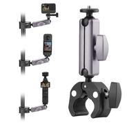 BRDRC - Soporte de bicicleta para 3 cámaras de bolsillo, para moto y mango de aluminio para Insta360 X3 X2 Ace Pro, para DJI Osmo Pocket 3 2 Mobile 6 4 Action 4 3, para GoPro Hero 12 11 10 9 8