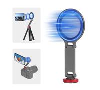 BRDRC - Soporte magnético para teléfono con zapata fría, trípode para iPhone, adaptador magnético de cámara con agujero de tornillo de 1/4 pulgadas para DJI Ronin, Samsung, Canon, Nikon, DSLR,