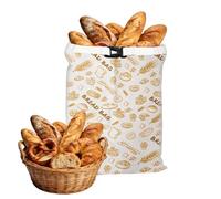 Bread Bags, 2 Pieces Reusable Bakery Storage Container, Sourdough Loaf Bread Bags For Home Kitchen Daily Cooking Food Preservation Outdoor Shopping Use Freshness Keeping Food Safe Storage Solution