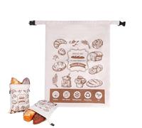 Bread Bags, Reusable Bakery Food Storage Pouches, Sourdough Loaf Preservation Containers For Home Kitchen Daily Cooking Food Preservation Outdoor Shopping Grocery Carrying Baking Organization Use