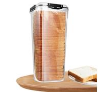 Bread Container - Large Loaf Storage Box, Sealed Freshness, With Tray, PP