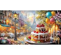 Bread_Milk_and-Fresh-Fruits-on-a-Rustic-Table Puzzle Adultos 1000 Piezas Papel Reciclado Juego Familiar Divertido Desafiante para decoración Mural 38x52/1000pcs