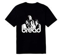 Bread Pop Soft Rock Band Vintage Men's T Shirt Black 3XL