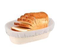 Bread Proofing Basket Baking - ergonomic versatile versatile portable high performance, Dough Bowl Oval Handmade, premium Rattan Liners Home | Multipurpose Outdoor Indoor Utility premium