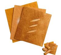 Bread Shape Gift Wrapping Paper, Bread Wrapping Paper, Baguette, And Toast Designs, Oil-Resistant And Tear-Resistant Creative Kraft Packaging Sheets (18pcs)