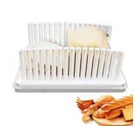 Bread Slicer, Cutter Sandwiches, Adjustable Space-Saving Tool Cheese Compact Homemade Toast With Bandeja, Cutter Sandwich For Precision Guide Baking Cutting, 13.19x8.46x5.71 pulgadas
