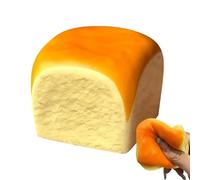 Bread Squeeze Toy - Realistic Soft Fun, Leisure Game with Quiet Texture, Fidget Stress Relief, Squishy Toy, Relaxation Aid for Adults Family Friends Youth Teens Offices Work Classroom Waiting Room