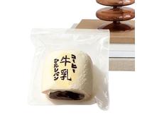 Bread Squishy Toy, Slow Rising Stress Ball, 3.15x2.76 Inches Squeeze Toy with Soft Texture, Sensory Fidget Gadget, Handheld Relief Toys with Bread Design, Classroom Stress Ball for Kids and School