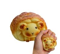 Bread Stress Toy, Cute Bread Fidget, Shape Soft Squeeze Sensory Toy, Simulation Design, for Kids Adults Studying Working Home School Office Travel Party Favor Easter Gift