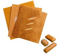 Bread Wrapping Paper,Oil-Resistant And Tear-Resistant Bread Shape Gift Wrapping Paper,Mix The False with The Genuine-Bread,Rustic Bread and Toast,for Holiday Party (18pcs)
