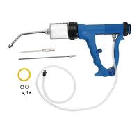 Breadom Jeringa Veterinaria Ajustable Pistola de empapado Continuo Boquilla Reutilizable Dosis Ajustable Ganadería Herramienta de alimentación autónoma para Vaca Oveja Cerdo y Cabras