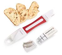 Breadsmart Lame - Herramienta para Escarificar el Pan - Juego de 10 Cuchillas de Acero Inoxidable - Cortador de Masa para Panaderos - Los Mejores Accesorios para Panadería