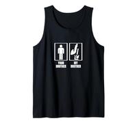 Break Dancer B-Boy Your Brother My Brother Funny Breakdance Camiseta sin Mangas
