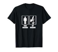 Break Dancer B-Boy Your Husband My Husband Divertido Breakdance Camiseta
