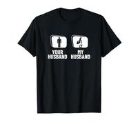 Break Dancer B-Boy Your Husband My Husband Divertido Breakdance Camiseta