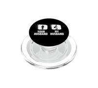 Break Dancer B-Boy Your Husband My Husband Divertido Breakdance PopSockets PopGrip para MagSafe