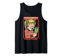 Break Glass Sarcastic Retro Vintage Funny Adult Humor Camiseta sin Mangas