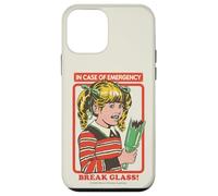 Break Glass Sarcastic Retro Vintage Funny Adult Humor Carcasa para iPhone 12 mini