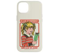 Break Glass Sarcastic Retro Vintage Funny Adult Humor Carcasa para iPhone 14 Plus