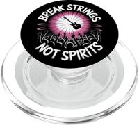 Break Strings Not Spirits Punk Rock Música PopSockets PopGrip para MagSafe