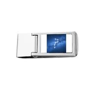 Break Through Adversity Beautiful Lucky Stars - Billetera de bolsillo con clip para dinero, acero inoxidable